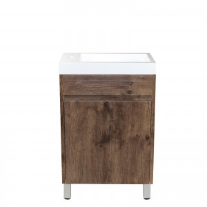 Berge Dark Oak Mini Free Standing 500 Vanity Cabinet Only